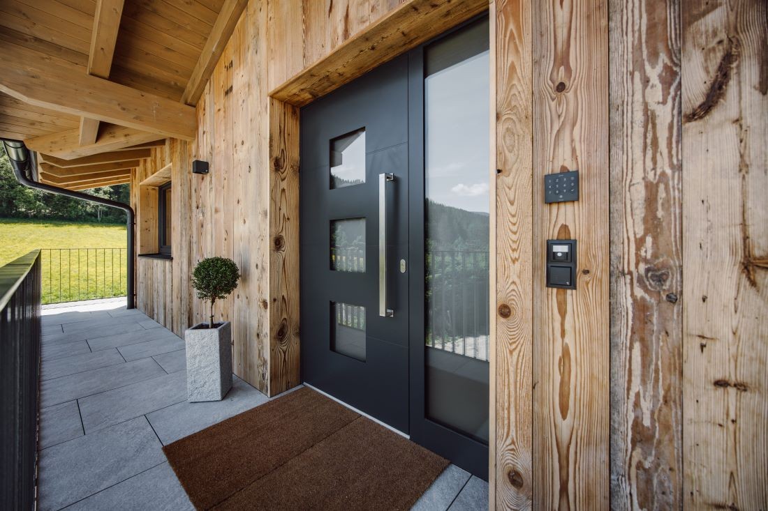 Eigener Eingang zum Appartement